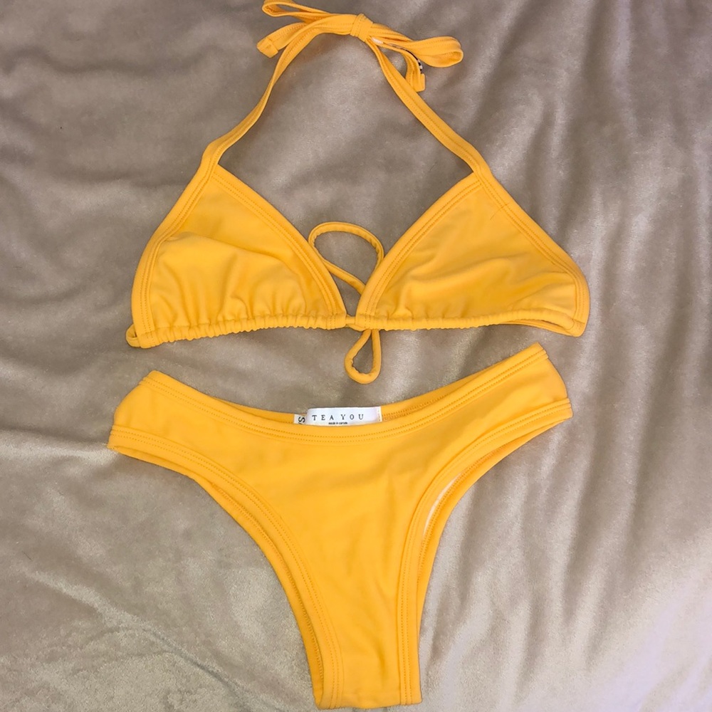 TEA YOU self tie bikini TOP